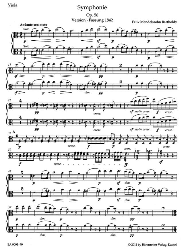 Symphony in A minor No. 3